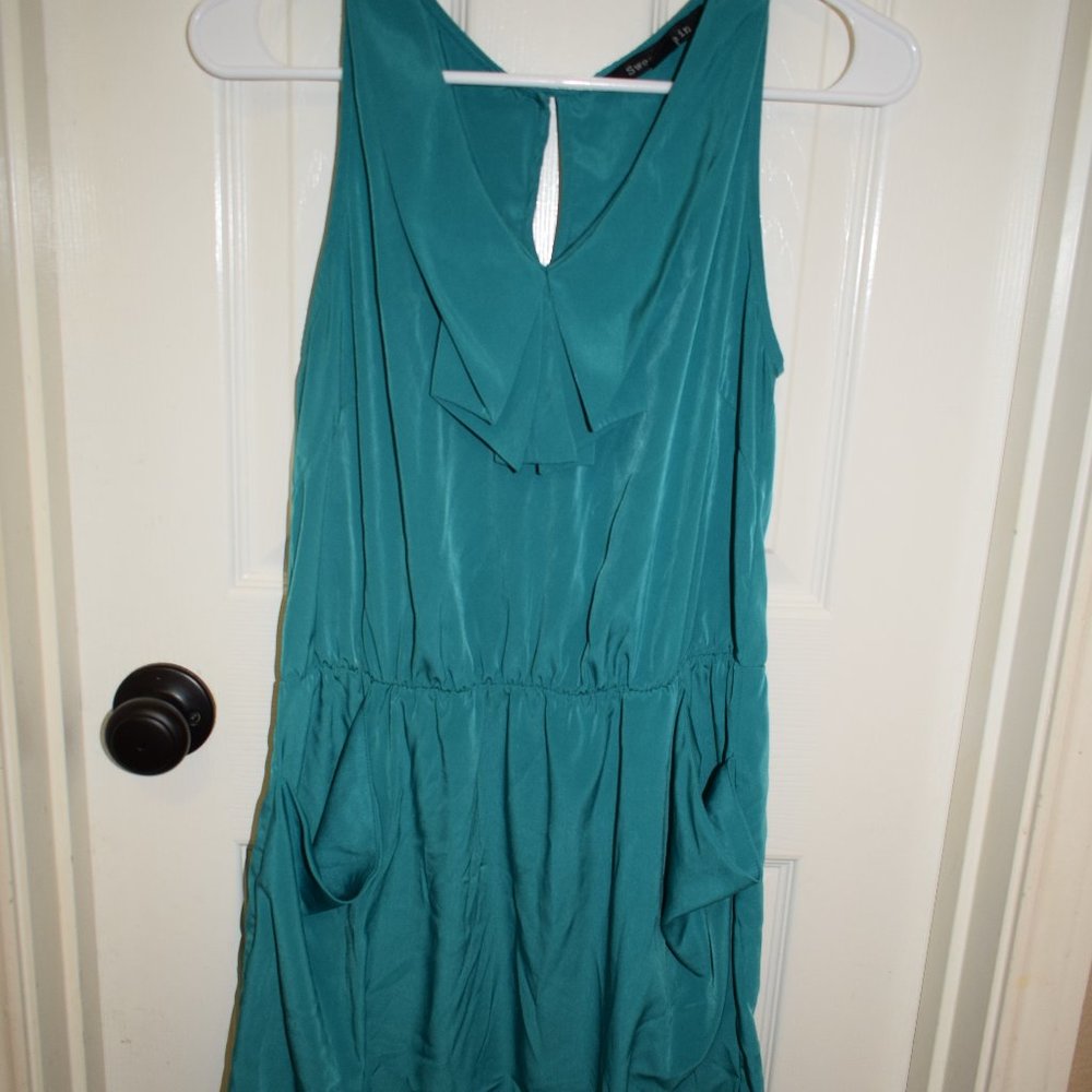 Sweet Rain Tealy-Green Dress